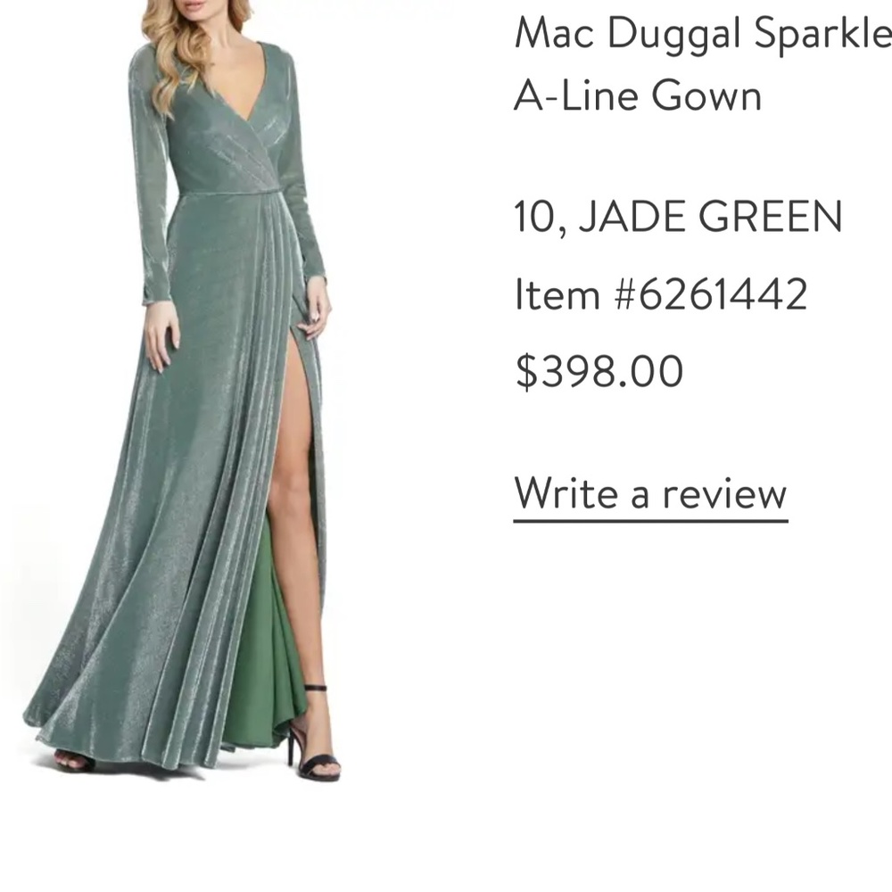 Mac Duggal New beautiful fabric